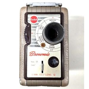 Vintage Kodak Brownie 8mm Movie Camera 13mm f2.7 Lens Cine Camera Parts Repair